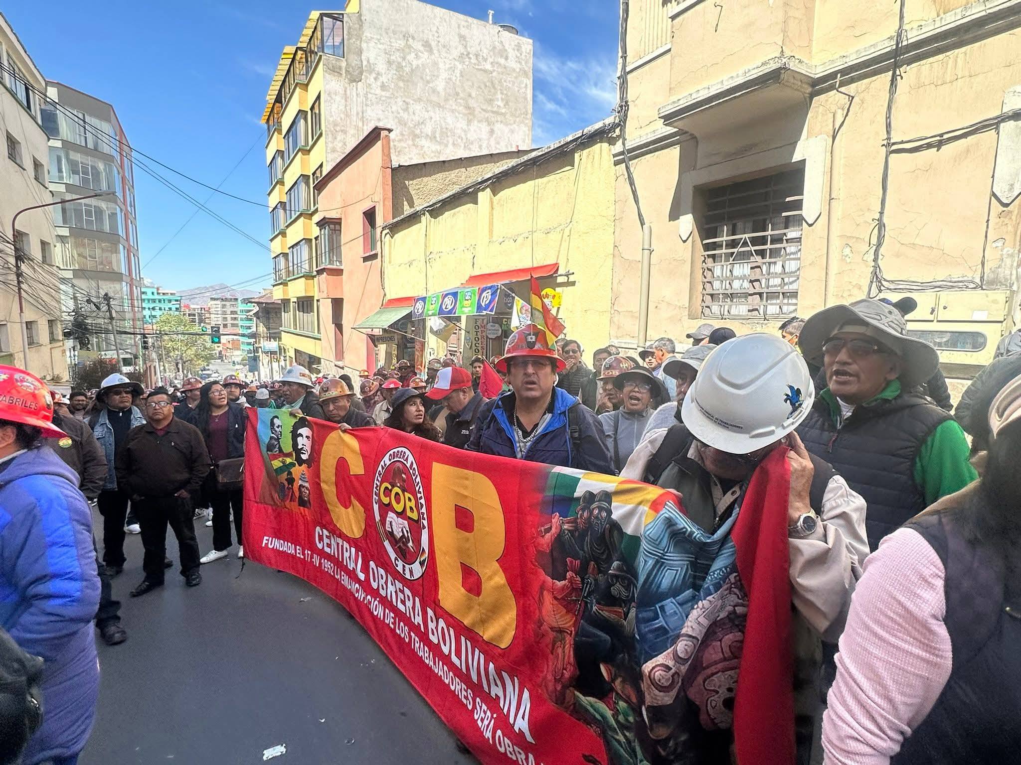 La COB se movilizará este jueves en gran marcha desde la Ceja de El ...